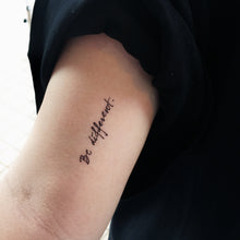 Load image into Gallery viewer, Positive Vibes · Be Different Tattoo - LAZY DUO TATTOO