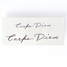 Load image into Gallery viewer, Positive Vibes Lettering Tattoo.Carpe Diem Tattoo - LAZY DUO TATTOO