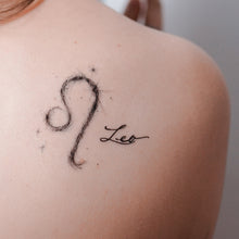 Load image into Gallery viewer, ZODIAC TATTOO・LEO - LAZY DUO TATTOO