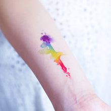 Load image into Gallery viewer, Pride Tattoos Colorful Rainbow TATTOO Watercolor LGBT Endless Love Ink Tattoos LAZY DUOTemporary Tattoo significance Love Equality Minimal Simple Tattoo Smiley Face Tattoo Little Tattoo Small Tattoo Rose Tattoo Sticker Fineline HK Hong Kong 刺青紋身貼紙 香港刺青圖案 印刷訂做客製 Custom Temporary Tattoo artist HK tattoo shop Hong Kong 迷你刺青 韓式刺青紋身 small tattoo design Minimal Tattoo little tattoo idea sketchy tattoo floral tattoo ankle wrist tattoo back tattoo Taiwan