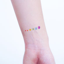 Load image into Gallery viewer, Pride Tattoos Colorful Rainbow TATTOO Watercolor LGBT Endless Love Ink Tattoos LAZY DUOTemporary Tattoo significance Love Equality Minimal Simple Tattoo Smiley Face Tattoo Little Tattoo Small Tattoo Rose Tattoo Sticker Fineline HK Hong Kong 刺青紋身貼紙 香港刺青圖案 印刷訂做客製 Custom Temporary Tattoo artist HK tattoo shop Hong Kong 迷你刺青 韓式刺青紋身 small tattoo design Minimal Tattoo little tattoo idea sketchy tattoo floral tattoo ankle wrist tattoo back tattoo Taiwan