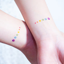 Load image into Gallery viewer, Pride Tattoos Colorful Rainbow TATTOO Watercolor LGBT Endless Love Ink Tattoos LAZY DUOTemporary Tattoo significance Love Equality Minimal Simple Tattoo Smiley Face Tattoo Little Tattoo Small Tattoo Rose Tattoo Sticker Fineline HK Hong Kong 刺青紋身貼紙 香港刺青圖案 印刷訂做客製 Custom Temporary Tattoo artist HK tattoo shop Hong Kong 迷你刺青 韓式刺青紋身 small tattoo design Minimal Tattoo little tattoo idea sketchy tattoo floral tattoo ankle wrist tattoo back tattoo Taiwan
