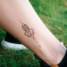 Load image into Gallery viewer, Tropical Color Ornamental Tattoo|LAZY DUO TEMPORARY TATTOO STICKER SHOP HK Tattoo Design Store HK HONG KONG Chest Tattoo 防敏紋身貼紙 香港紋身店 認領圖 文青簡約美式紋身刺青師 tattoohk hongkongtattoo 小圖刺青 fine-line tattoo minimal tattoo linetattoo tattooartist 香港女紋身師 MANE INK