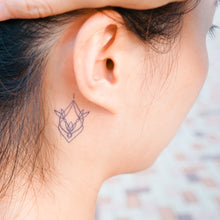 Load image into Gallery viewer, Tropical Color Ornamental Tattoo|LAZY DUO TEMPORARY TATTOO STICKER SHOP HK Tattoo Design Store HK HONG KONG Chest Tattoo 防敏紋身貼紙 香港紋身店 認領圖 文青簡約美式紋身刺青師 tattoohk hongkongtattoo 小圖刺青 fine-line tattoo minimal tattoo linetattoo tattooartist 香港女紋身師 MANE INK