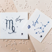 Load image into Gallery viewer, ZODIAC TATTOO・VIRGO - LAZY DUO TATTOO