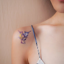 Load image into Gallery viewer, LA LA LAND TATTOO Dance Scene LineWork Single Line Tattoo LAZY DUO Temporary Tattoo Hong Kong HK 香港紋身貼紙