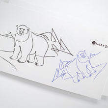 Load image into Gallery viewer, Modern and Minimal Polar Bear Minimalist Tattoo Sticker. Ultra realistic and artistic tattoo designs created by tattoo artist Mane Ink, Our tattoo sticker is safe for all skin types, waterproof, and last 3-7 days, Check out our Temporary Tattoo Sticker on LAZY DUO.com. Free International shipping over $35
