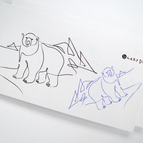 Modern and Minimal Polar Bear Minimalist Tattoo Sticker. Ultra realistic and artistic tattoo designs created by tattoo artist Mane Ink, Our tattoo sticker is safe for all skin types, waterproof, and last 3-7 days, Check out our Temporary Tattoo Sticker on LAZY DUO.com. Free International shipping over $35