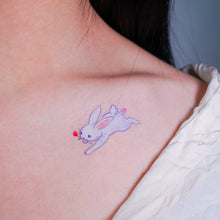 Load image into Gallery viewer, Loving Bunny Buddy Tattoos (Color)
