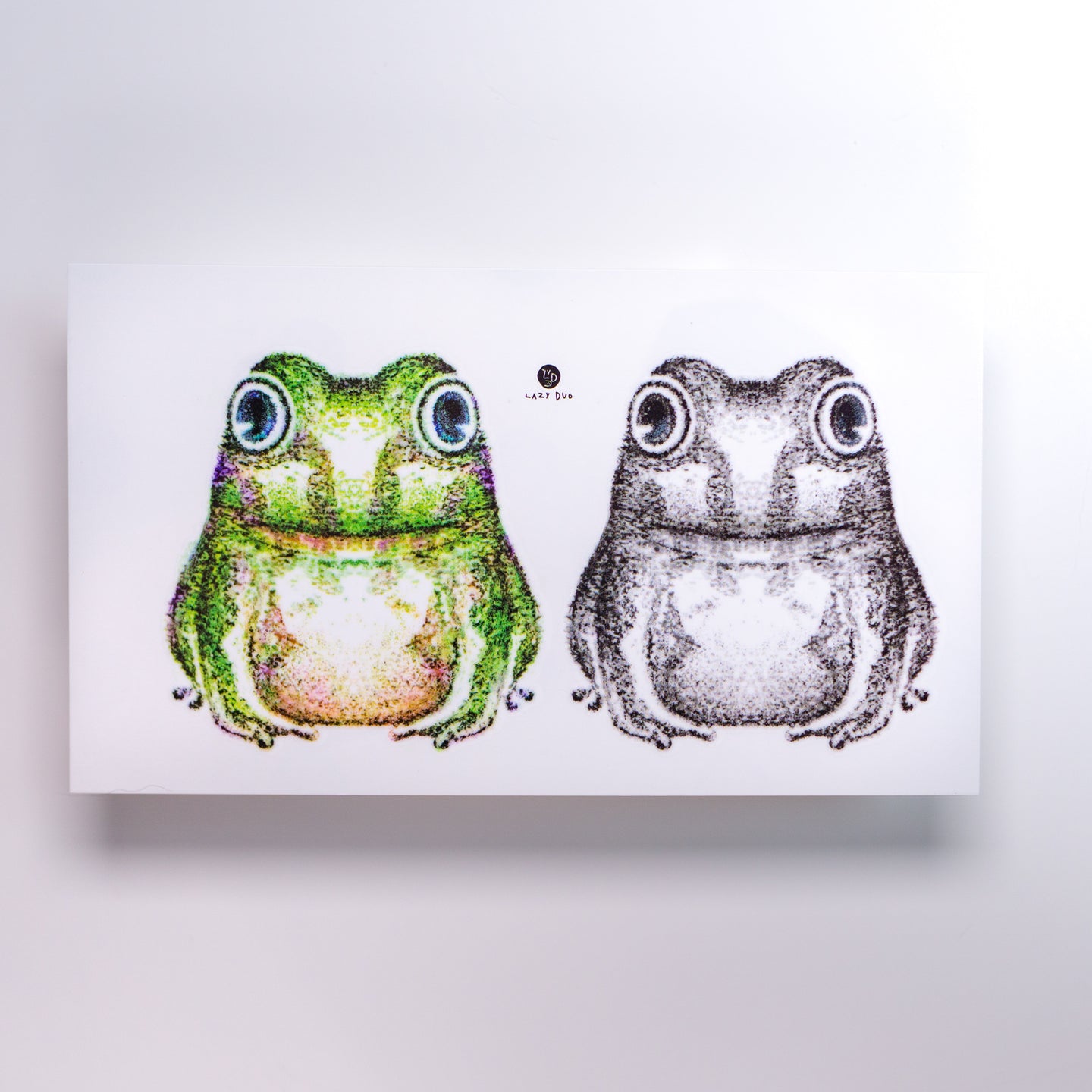 Frog tattoo is a symbol of good luck, fortune and wealth. LAZY DUO Temporary Tattoo sticker, HK Hong Kong tattoo shop Color Frog Tattoo Ideas Dotwork artist