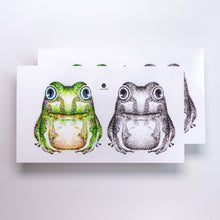 Load image into Gallery viewer, Frog tattoo is a symbol of good luck, fortune and wealth. LAZY DUO Temporary Tattoo sticker, HK Hong Kong tattoo shop Color Frog Tattoo Ideas Dotwork artist
