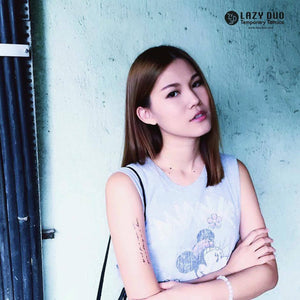 Encourage Quote・Life Lesson Tattoo - LAZY DUO TATTOO