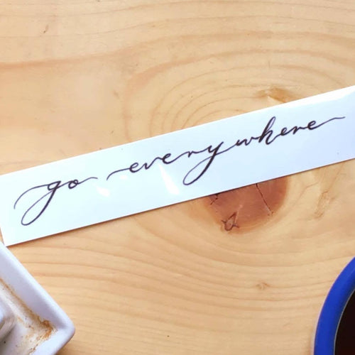 Happiness Quote．Traveller Tattoo - LAZY DUO TATTOO
