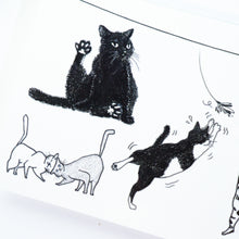 Load image into Gallery viewer, Black &amp; White Cat Combo Tattoo ManE Ink HK Tattooist LAZY DUO Comic Style Playful Black Cat White Cat Tattoo Stickers 美漫風格黑貓紋身白貓玩耍合體技浪浪不哭喵咪寵物刺青香港紋身貼紙Kitten Tattoo Ideas Neko Tattoo Meow Animal Pet Tattoos HK Temporary Tattoo Sticker Water Color Tattoo LAZY DUO Tattoo Shop Hong Kong HK 紋身師設計印刷訂做客製 Custom Temporary Tattoo Event Printing Tattooist artist HK tattoo shop MANE INK Tattooer Tattoo Artist Taiwan fine line ornament tattoo 台灣製 刺青師紋身師
