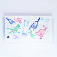 Load image into Gallery viewer, Playful Disco Cat Tattoo - LAZY DUO TATTOO Dancing Cats Party Playful Disco Cat Playtime Doodle Tattoo Stickers Comic Style Fun ManE Ink HK Tattooist LAZY DUO 美漫風格粉彩貓戰士紋身浪浪不哭喵咪寵物刺青香港紋身貼紙Kitten Tattoo Ideas Neko Tattoo Meow Animal Pet Tattoos HK Temporary Tattoo Sticker Water Color Tattoo LAZY DUO Tattoo Shop Hong Kong HK 紋身師設計印刷訂做客製 Custom Temporary Tattoo Event Printing Tattooist artist HK tattoo shop MANE INK Tattooer Tattoo Artist Taiwan fine line ornament tattoo 台灣製 刺青師紋身師
