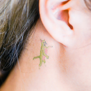 Dancing Cats Party Playful Disco Cat Playtime Doodle Tattoo Stickers Comic Style Fun ManE Ink HK Tattooist LAZY DUO 美漫風格粉彩貓戰士紋身浪浪不哭喵咪寵物刺青香港紋身貼紙Kitten Tattoo Ideas Neko Tattoo Meow Animal Pet Tattoos HK Temporary Tattoo Sticker Water Color Tattoo LAZY DUO Tattoo Shop Hong Kong HK 紋身師設計印刷訂做客製 Custom Temporary Tattoo Event Printing Tattooist artist HK tattoo shop MANE INK Tattooer Tattoo Artist Taiwan fine line ornament tattoo 台灣製 刺青師紋身師