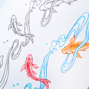 Koi fish and Wave Tattoo LAZY DUO TATTOO Japanese  Realistic Temporary Tattoo design by mane.ink 香港刺青 紋身貼紙 tattoo hong kong minimal color tattoo 動物刺青 彩色刺青 女刺青師 認領圖日系小清新 韓國刺青 hongkongtattoo 香港女紋身師 Japanesetattoo TattooShopHK hktattooshop tattooartist  hongkongtattoo tattoohongkong 香港紋身 香港刺青 tattooist 紋身貼紙 鯉  oceantattoo colortattoo 彩色刺青  海浪刺青   動物刺青 浪浪香港紋身貼紙刺青紋身師設計印刷訂做客製 Custom Temporary Tattoo Event Printing Tattooist artist HK tattoo shop MANE 