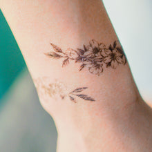 Load image into Gallery viewer, Narcissus Flower Band Tattoo - LAZY DUO TATTOO
