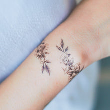 Load image into Gallery viewer, Narcissus Flower Band Tattoo - LAZY DUO TATTOO
