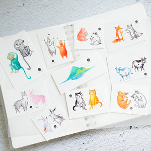 Little Animal Doodles - LAZY DUO TATTOO