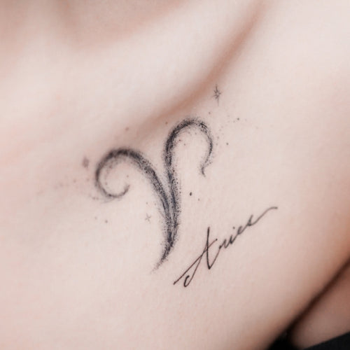ZODIAC TATTOO・ARIES - LAZY DUO TATTOO