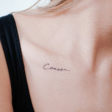 Load image into Gallery viewer, ZODIAC TATTOO・CANCER - LAZY DUO TATTOO
