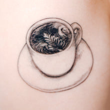 Load image into Gallery viewer, Coffee Therapy Tattoo - LAZY DUO TATTOO
