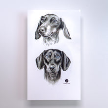 Load image into Gallery viewer, Dog mom temporary tattoo, Dog owner sticker, Adorable dachshund tattoos, Pet-themed temporary tattoos, Dachshund silhouette tattoo, Pet lover sticker, Temporary pet tattoos,  LAZY DUO Temporary Tattoo Sticker since 2015. Hong Kong Tattoo Shop, 
