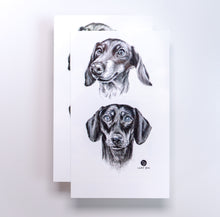 Load image into Gallery viewer, Temporary dog stickers, Dachshund lover tattoo, Dog mom temporary tattoo, Dog owner sticker, Adorable dachshund tattoos, Pet-themed temporary tattoos, Dachshund silhouette tattoo, Pet lover sticker, Temporary pet tattoos, Dachshund paw print tattoo,LAZY DUO Temporary Tattoo Sticker since 2015. Hong Kong Tattoo Shop, 
