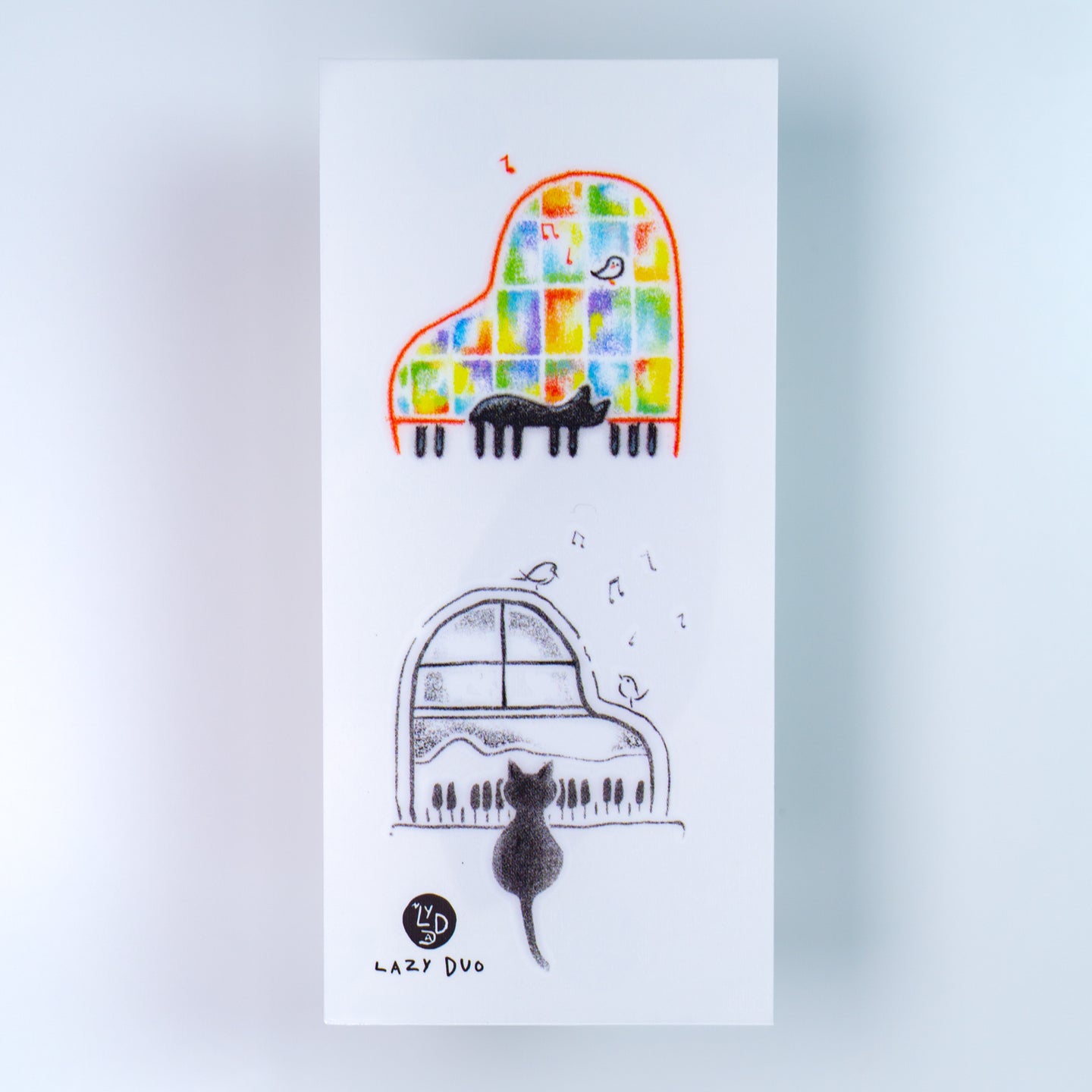 Black Cat Napping on A Piano Safe, waterproof, and fashionable. Cute Matching Tattoo ideas, Black Cat Lucky Cat Body Art, Blessing Tattoo Ideas, Fun Animal Fashion Accessories, Pet Toy, Doodle Cat Tattoos, Piano Tattoos, Fairy Tale Accessories.