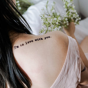 Dreamer Quote・Book & Love Tattoo - LAZY DUO TATTOO