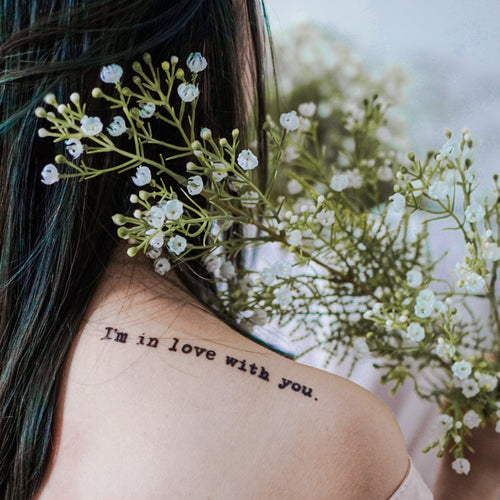 Dreamer Quote・Book & Love Tattoo - LAZY DUO TATTOO