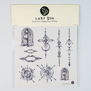 香港原創手繪刺青紋身貼紙 LAZY DUO HK Premium Temporary Tattoo Stickers Professional Printing Shop Hong Kong Customise Tattoo Custom Order Small Amount 自訂客製少量印刷大量批發特快專業優質彩色金屬色廣告宣傳禮品 Gift Promotion Advertising Event 安全防水防敏無痛紋身師紋身店 High Quality Tattoo Service Safe Non-Toxic Ink Long Lasting Waterproof Look Real Realistic Artistic Tat
