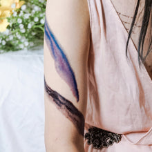 Load image into Gallery viewer, Watercolor Brushstroke Tattoos - LAZY DUO TATTOO
