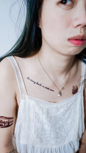 Dreamer Quote・Book & Love Tattoo - LAZY DUO TATTOO