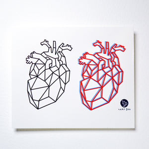  立體幾何心臟刺青紋身貼紙香港 Red Geometric Heart | LAZY DUO TATTOO HK Minimalism Geometric Heart Temporary Tattoo Sticker by LAZY DUO HK. Realistic, long lasting and non-toxic 香港原創紋身貼紙品牌 安全無毒 防水防敏 持久像真