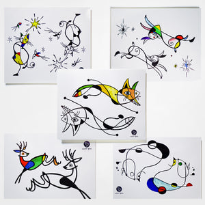 抽象藝術-馴鹿刺青紋身貼紙香港 Magic Surreal Abstract Deer Fine Art LAZY DUO TATTOO HK Surrealism Reindeer Tattoo Abstract Magic Surreal Capybara Tattoos Sticker in Joan Miro Style by LAZY DUO. Realistic, long lasting and non-toxic temporary tattoo HK 香港原創紋身貼紙品牌 安全無毒 防水防敏 持久像真 