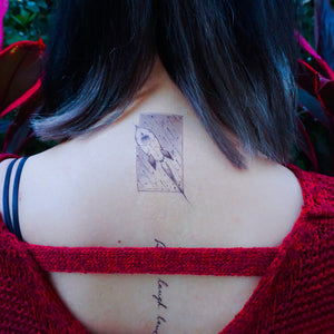Space Rocket Box Tattoo - LAZY DUO TATTOO