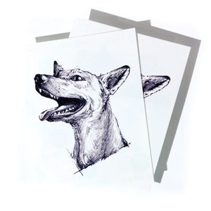 Mongrel・Mixed-breed dog Tattoo - LAZY DUO TATTOO