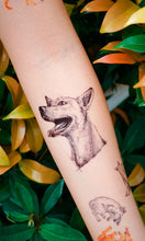 Load image into Gallery viewer, Mongrel・Mixed-breed dog Tattoo - LAZY DUO TATTOO
