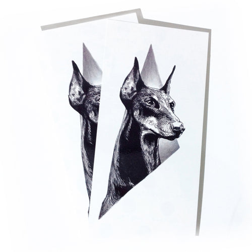 Doberman Pinscher Dog Tattoo - LAZY DUO TATTOO