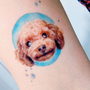 Poodle Doggie Tattoos - LAZY DUO TATTOO