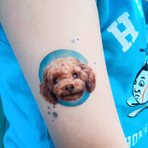 Poodle Doggie Tattoos - LAZY DUO TATTOO
