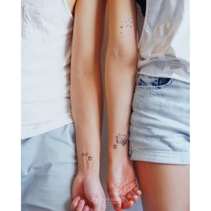 J12・Animal Universe Tattoos Set - LAZY DUO TATTOO