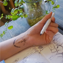 Load image into Gallery viewer, J19・Key &amp; Compass Tattoos Set - LAZY DUO TATTOO

