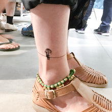 Load image into Gallery viewer, Little Boy in the Rain Line Tattoo - LAZY DUO TATTOO
