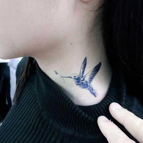 Butterfly & Hummingbird Combo - LAZY DUO TATTOO