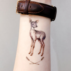 J01・Moon Deer Tattoos Set - LAZY DUO TATTOO