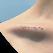 Load image into Gallery viewer, Watercolor Lettering Tattoo・Made in Hong Kong - LAZY DUO TATTOO
