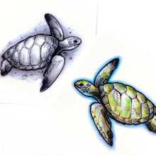 Load image into Gallery viewer, Sea Turtle Tattoos - LAZY DUO TATTOO
